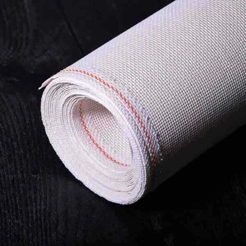 Zweigart Orange Line Blank MonoDeluxe 13-Mesh White Needlepoint Canvas 20" X 18"